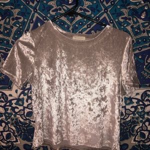 White velvet t-shirt🤩🤍